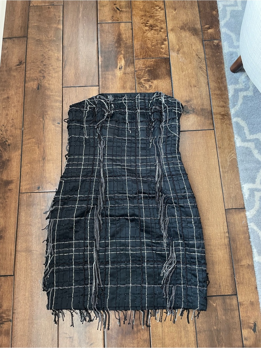 Jay Ahr Chain Black Tube Dress Size S